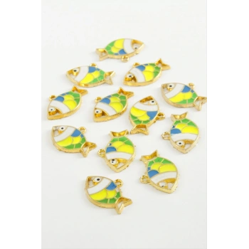 Balık Tek Kulp Mineli Bileklik ve Kolye Ucu Aparatı 1 Adet