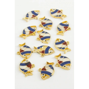 Balık Tek Kulp Mineli Bileklik ve Kolye Ucu Aparatı 1 Adet