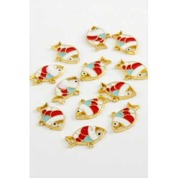 Balık Tek Kulp Mineli Bileklik ve Kolye Ucu Aparatı 1 Adet