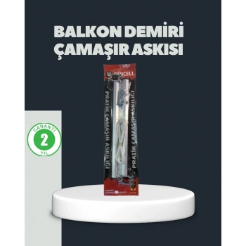 Balkon Demiri Çamaşır Askısı Kare Demirlere Uygun Dayanıklı Tasarım