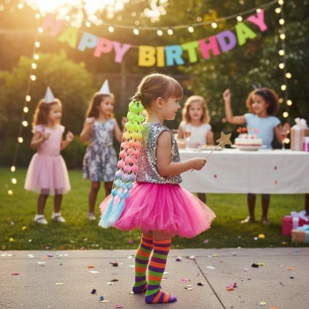 Balon Örgülü Lastikli At Kuyruğu - ACM07