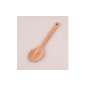 Balsa BLS-029A Ahşap Yemek Servis Kaşığı 28 cm mudanis