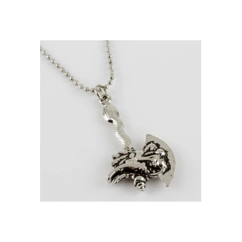 Balta Figürlü Erkek Kolye