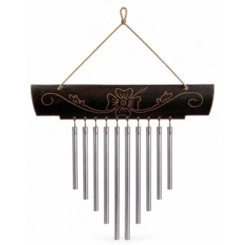 Bambu Metal Çubuklu Rüzgar Çanı No:1048