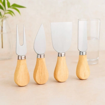Bambu Saplı Peynir Bıçağı Seti