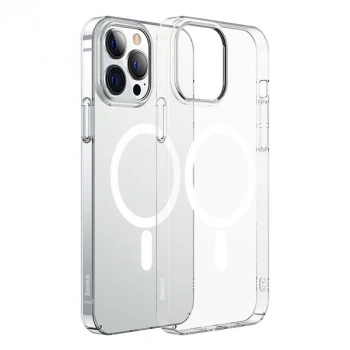 Baseus Crystal İphone 12 Pro Max Kılıf Magsafe Uyumlu Manyetik Kılıf