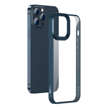 Baseus Crystal İphone 13 Pro Max Kılıf Jel Çerçeve Zırhlı Silikon Kılıf