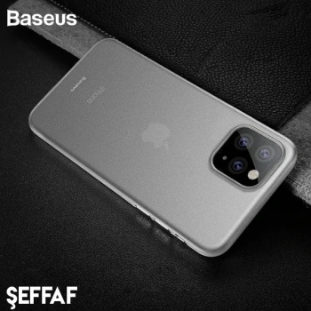 Baseus Wing Case İphone 11 Pro 5.8  Ultra İnce Lux Mat Şeffaf Kılıf-(5775)