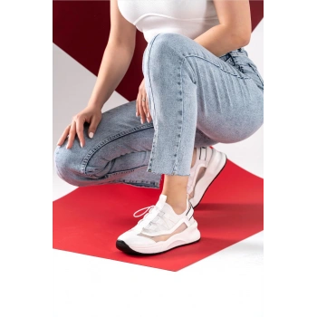 Beatrice Beyaz File Spor Ayakkabı