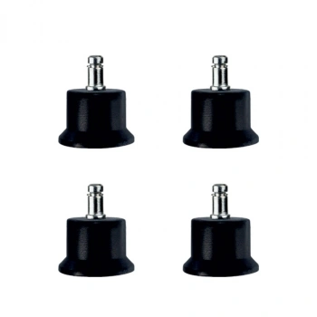 Bekleme Bingo Ayak Geçmeli Pimli - 50MM - Siyah 11MM HKS282 - 4 Adet