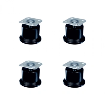 Bekleme Bingo Ayak Tablalı - 50MM - Siyah HKS280 - 4 Adet