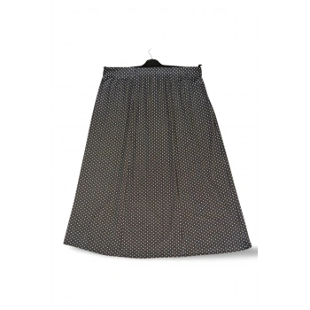 Beli Lastikli Full Likralı Pigment Penye Etek Anne Eteği Uzun Namaz Eteği -  - D3