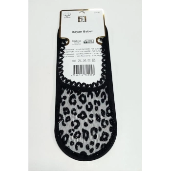 Benekli Dantel Babet Çorap