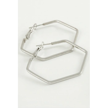 Beşgen Halka Küpe 5,5 cm