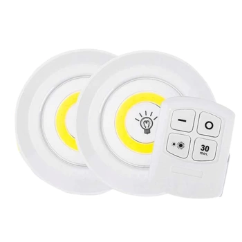 BEYAZ 150 LÜMEN COB LED YUVARLAK ÇİFT AMPÜL KUMANDALI (4887)
