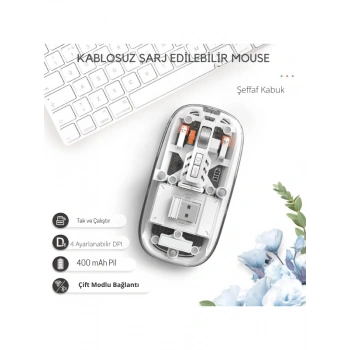 Beyaz 501 Bt+Wireless Mouse ZR1133