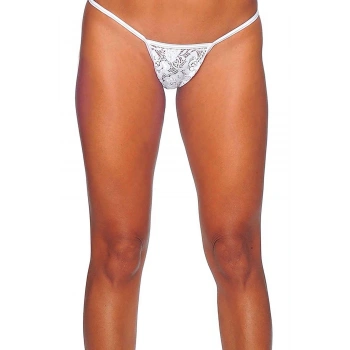 Beyaz Dantelli Tanga Tm1165