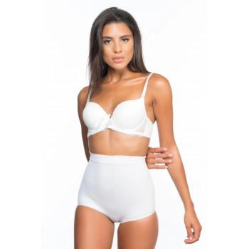 MARSİLYAN™ BEYAZ MI  2057 Yüksek Bel Masajlı Slip Korse