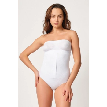 MARSİLYAN™ BEYAZ MI  2088 Önden Agraflı Slip Korse