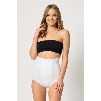 MARSİLYAN™ BEYAZ MI  2920 Yüksek Bel Karın Desteklı Slip Lazer Korse