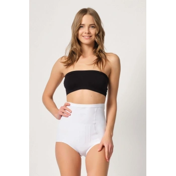 MARSİLYAN™ BEYAZ MI  2931 Karın Balen Destekli Slip Lazer Korse