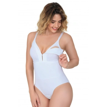 MARSİLYAN™ BEYAZ MI  2944 Sırt Destekli Badi Emzirme Korse