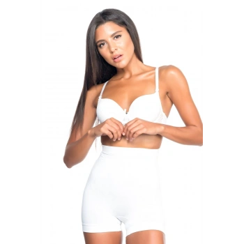 MARSİLYAN™ BEYAZ MI  7027 Düşük Bel Boxer Korse
