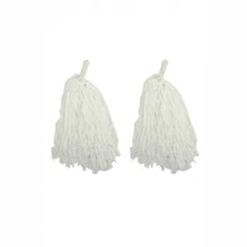 BEYAZ RENK GÖSTERİ PONPONU