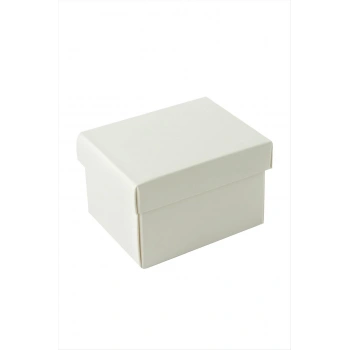 Beyaz Renkli Kapaklı Saat Kutusu