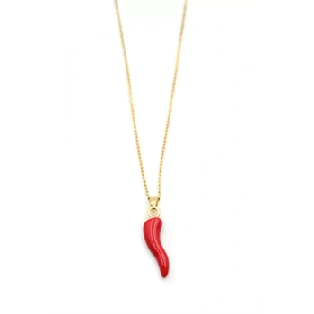 Biber Kolye - Altın