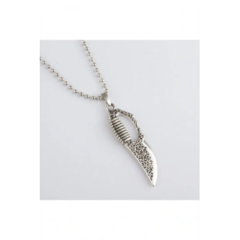 Bıçak Figürlü Metal Kolye