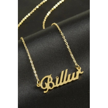 Billur isimli kolye (Kişiye Özel)