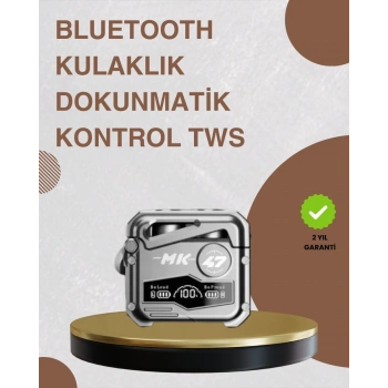 Bluetooth 5.0 Kulak İçi Kablosuz Kulaklık – Dokunmatik Kontrol Düşük Gecikme