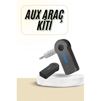 Bluetooth Araç Kiti Aux Çıkışlı  Telefon Müzik Alıcı Tüm Cihazlara Uyumlu