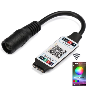 BLUETOOTH DC 5 VOLT - 24 VOLT - 6 AMPER RGB LED KONTROL CİHAZI (4887)
