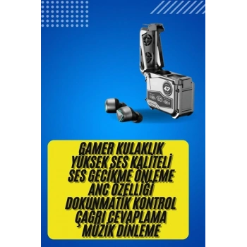 Bluetooth Kulaklık Dokunmatik Kontrol Tws Kablosuz Kulaklık Hi-fi Stereo