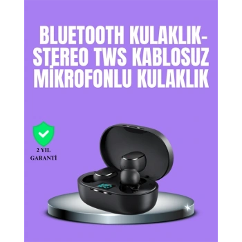 Bluetooth Kulaklık Tws Yüksek Ses Kaliteli Kesintisiz Dijital Göstergeli Kulaklık