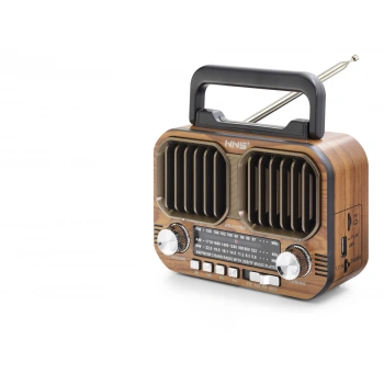 Bluetooth Nostaljik Hoparlör Fm 16.5 X 6.9 X 11.9 Cm NS7117BT