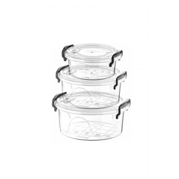 Bonny Box 3lü Yuvarlak Saklama Kabı -82112