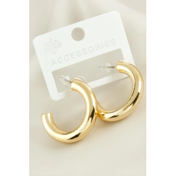 Boru Trend Halka Metal Küpe