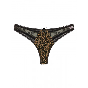 Büyük Beden Leopar Desenli Fantazi G String Bato Külot