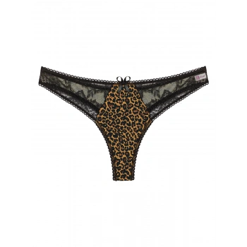  Büyük Beden Leopar Desenli Fantazi G String Bato Külot