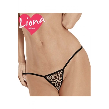  Büyük Beden Leopar Desenli Tanga