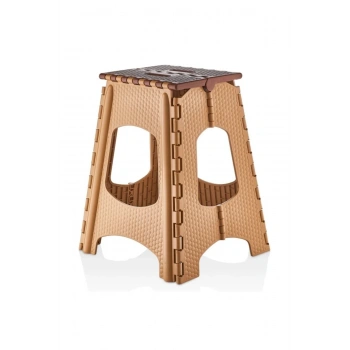 Büyük Katlanır Tabure Naturel -MRD979