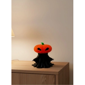 Cadılar Bayramı Temalı Balkabağı Figür 9cm Dekor Objesi