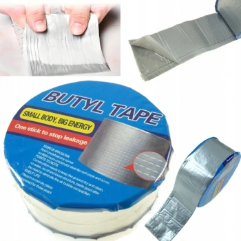 Çamur Bant 10 Cm x 5 Mt Sakız Bant Su Geçirmez Boru Çatı Çatlak Yalıtım Bandı