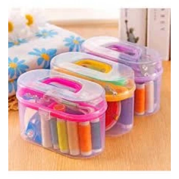 ÇANTALI DİKİŞ ÇEYİZ SETİ İPLİK - İĞNE - MAKAS- MEZURA (4887)