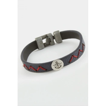 Çapa Kaliteli Suni Deri Bileklik