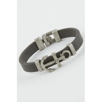 Çapa Suni Deri Bileklik