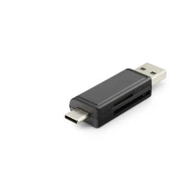 Card Reader Usb + Type-C Mıcro Sd Siyah HDX7026